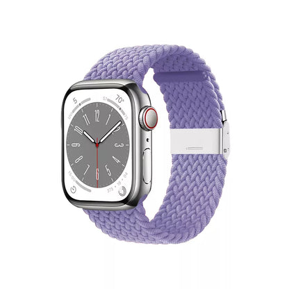 Crong Wave Band – pintinė apyrankė, skirta „Apple Watch“ 38/40/41/42 mm (violetinė)