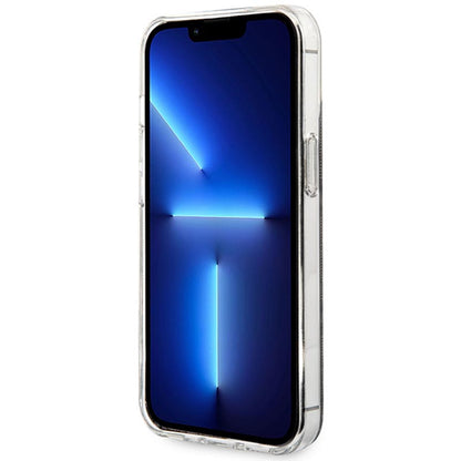 Guess Bundle Pack MagSafe 4G – dėklų komplektas, skirtas iPhone 13 Pro + MagSafe įkrovikliui (ruda/auksinė)