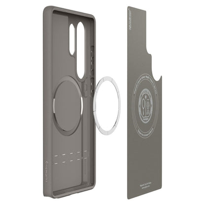 Spigen Parallax Mag MagSafe – Dėklas, skirtas Samsung Galaxy S25 Ultra (pelenų pilka)
