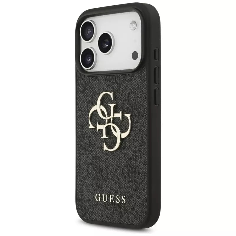 Guess 4G Big Logo - Dėklas iPhone 17 Pro (juodas)