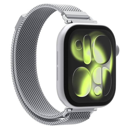 Spigen WBM4 - Nerūdijančio plieno apyrankė, skirta Apple Watch 40/41/42 mm (Sidabrinė)