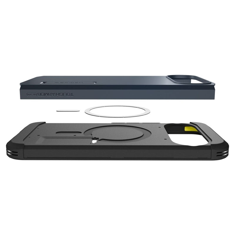 Spigen Tough Armor Mag MagSafe - Dėklas, skirtas Google Pixel 10 Pro XL (Metalinis skalūnas)