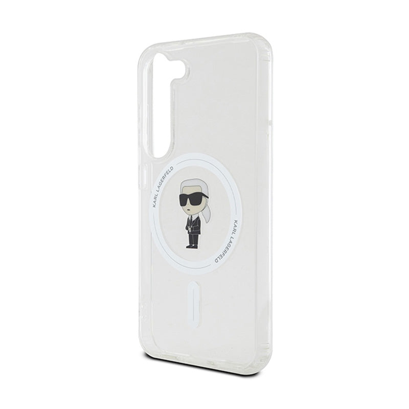 Karl Lagerfeld IML Ikonik MagSafe – Dėklas, skirtas „Samsung Galaxy S24“ (skaidrus)