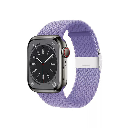 Crong Wave Band – pintinė apyrankė, skirta „Apple Watch“ 38/40/41/42 mm (violetinė)