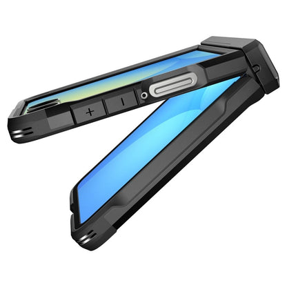 Spigen Tough Armor Pro Mag MagSafe – dėklas, skirtas Samsung Galaxy Z Flip 7 (juodas)