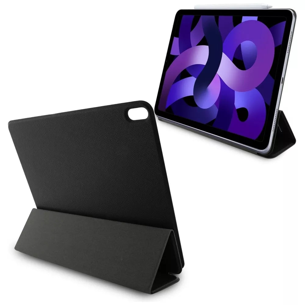 Karl Lagerfeld Knygos tipo dėklas Saffiano magnetinis Karl & Choupette - skirtas iPad Air 13” M3 (2025) / iPad Air 13” M2 (2024) (juoda)