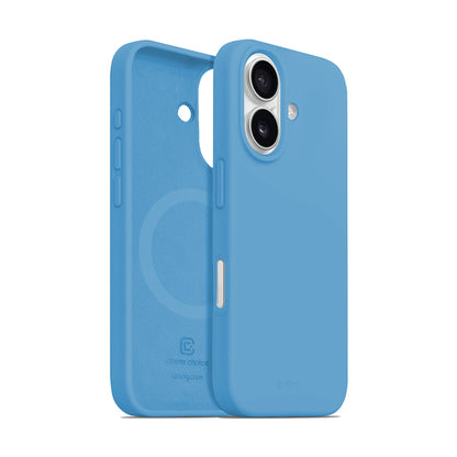 Crong Color Cover Magnetic – dėklas skirtas iPhone 16 su MagSafe (mėlynas)