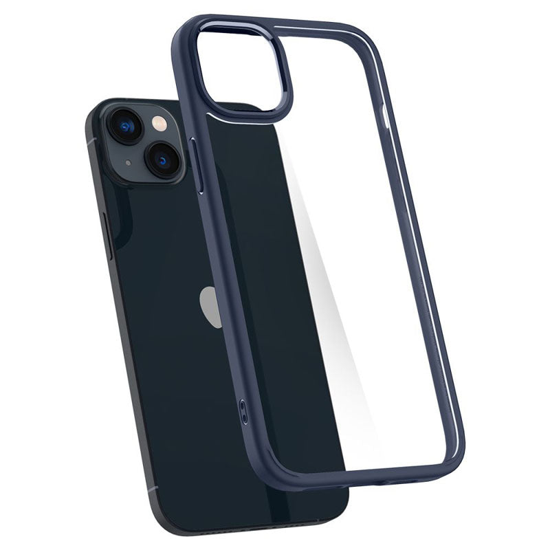 Spigen Ultra Hybrid – dėklas, skirtas iPhone 15 Plus / iPhone 14 Plus (tamsiai mėlynas)