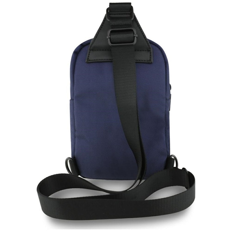 BMW Nailono kišenė ir metalinis logotipas – per petį nešiojama telefono rankinė (laivynų mėlyna)