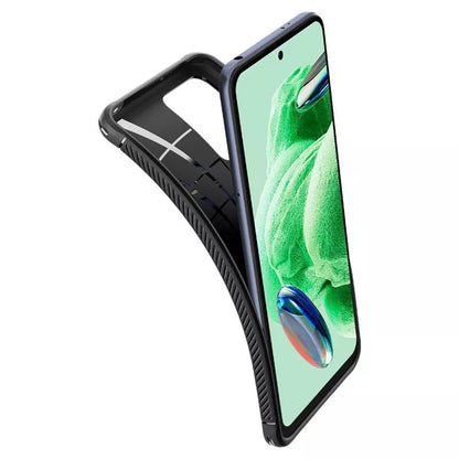 Spigen Rugged Armor – Dėklas, skirtas Xiaomi Redmi Note 12 5G / POCO X5 5G (juodas)