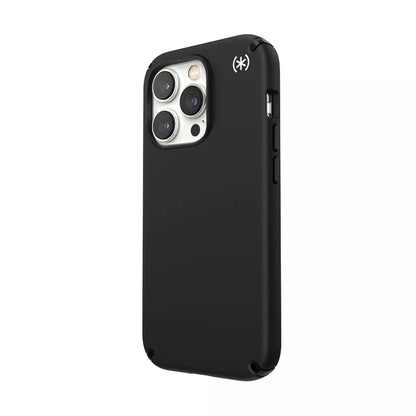 Speck Presidio2 Pro - dėklas "iPhone 14 Pro" su MICROBAN danga (juodas / juodas / baltas)