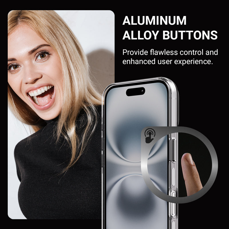 Crong Clear MAG Pro - iPhone 16 MagSafe dėklas (Skaidrus)