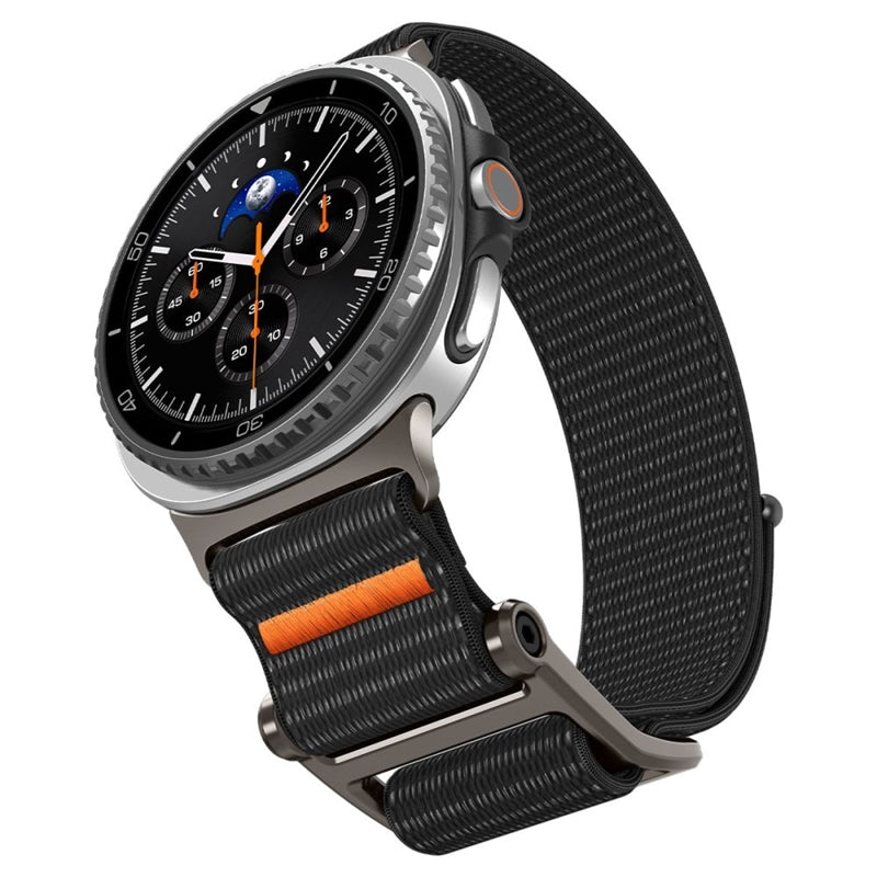 Spigen DuraPro Flex - Apyrankė skirta Samsung Galaxy Watch 8 / 8 Classic 40 / 44 / 46 mm (Juodos spalvos)