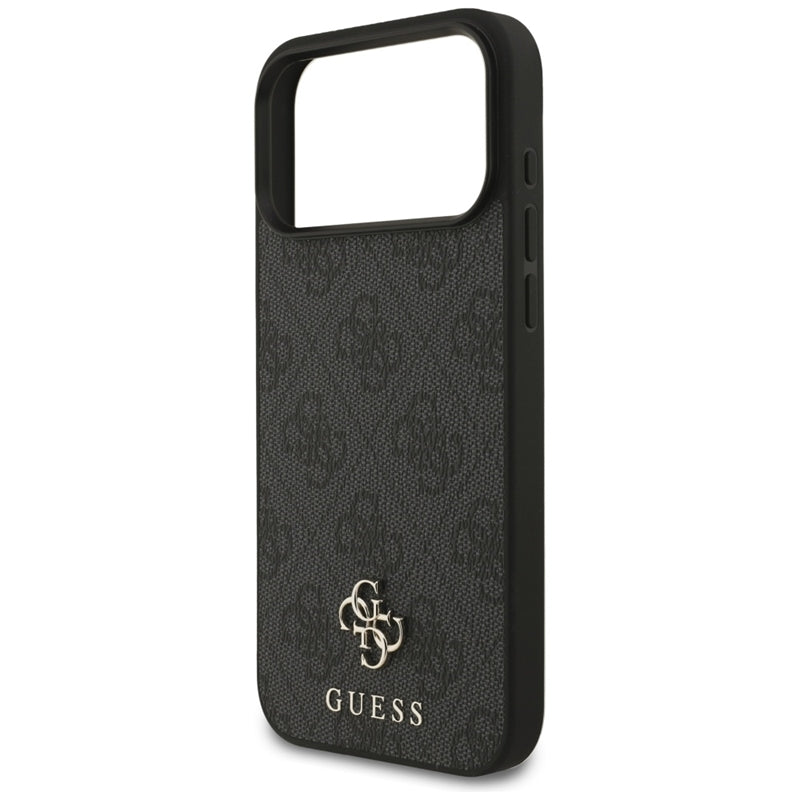 Guess 4G Small 4G ir Classic MagSafe dėklas iPhone 17 Pro Max (juodas)