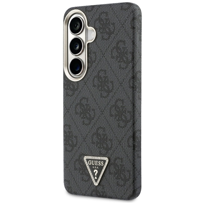 Guess 4G Triangle Logo MagSafe - Samsung Galaxy S26 dėklas (Juodas)