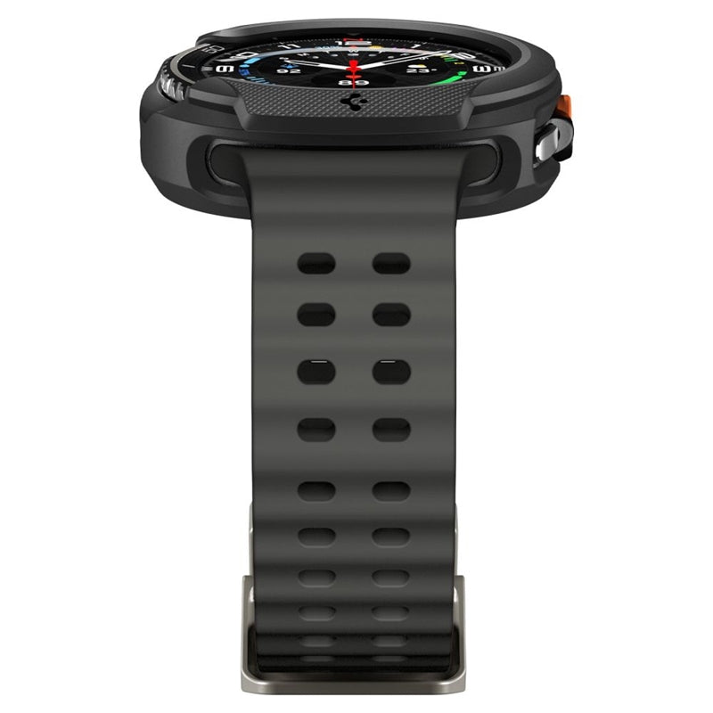 Spigen Liquid Air - Dėklas, skirtas Samsung Galaxy Watch 8 Classic 46 mm (Matinė juoda)