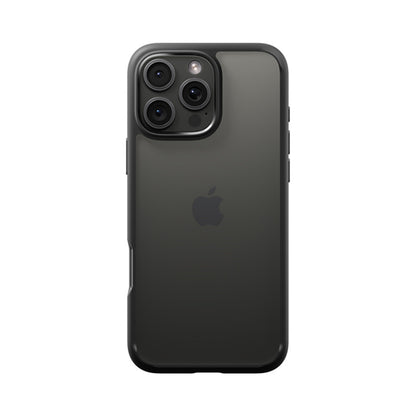 Spigen Ultra Hybrid – dėklas, skirtas iPhone 16 Pro Max (matinis juodas)