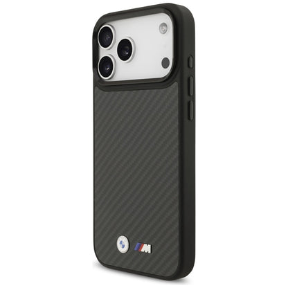 BMW M Kevlar Matinis MagSafe dėklas - iPhone 17 Pro Max (Juodas)
