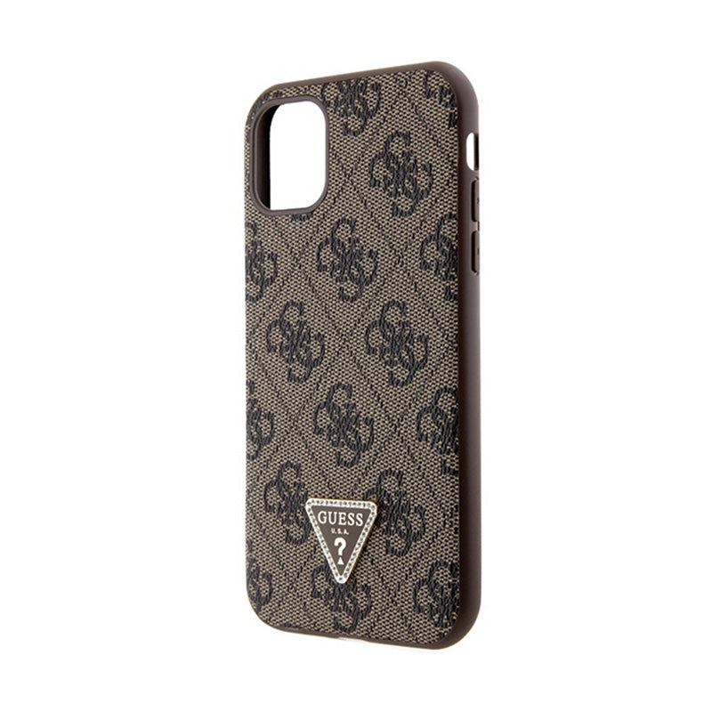 Guess Crossbody 4G Metal Logo – iPhone 11 dėklas (rudas)