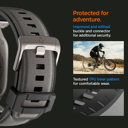 Spigen DuraPro Armor – apyrankė, skirta „Apple Watch“ 44/45/46/49 mm (pilka)