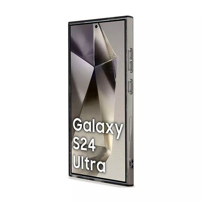 Ferrari IML Dūminis vidinis ratas su linija MagSafe - dėklas, skirtas Samsung Galaxy S24 Ultra (juodas)