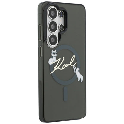 Karl Lagerfeld IML KC Script MagSafe - Samsung Galaxy S26 Ultra dėklas (juodas)