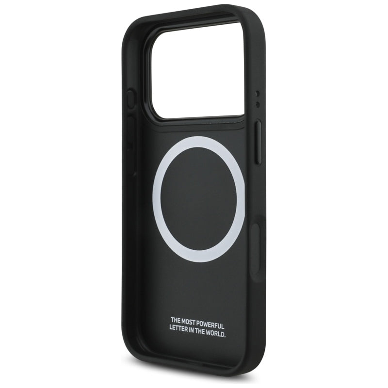 BMW M Shape Logo MagSafe dėklas - iPhone 17 Pro (juodas)