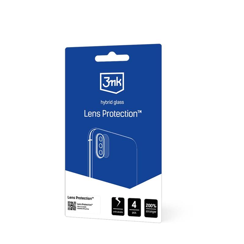 3mk Lens Protection - Kameros objektyvo stiklas Motorola Moto G55 5G (4 rinkiniai)