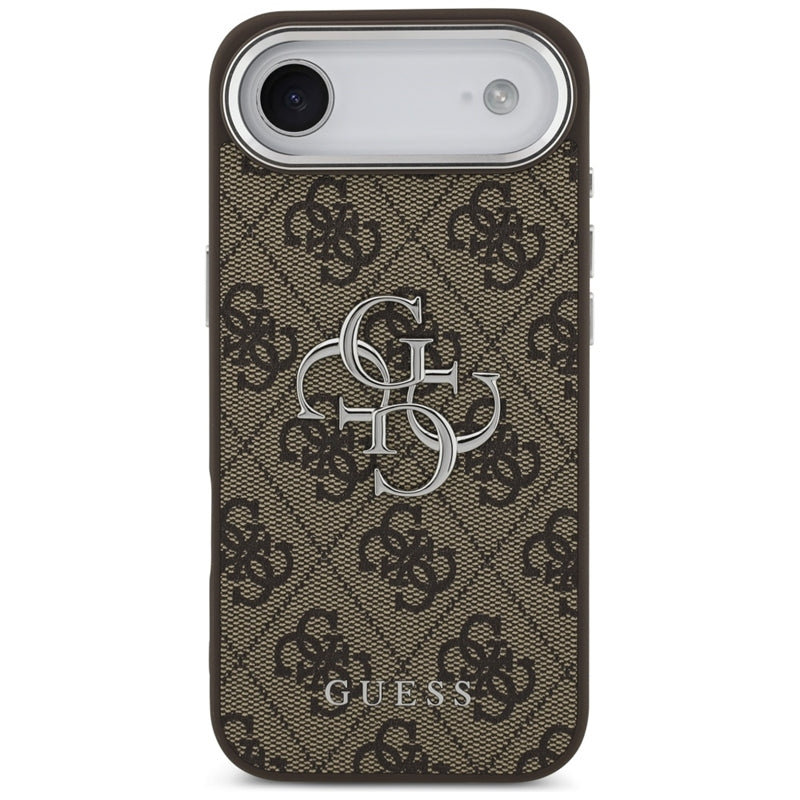 Guess 4G Big 4G Classic Logo dėklas iPhone Air (Ruda / Sidabrinė)