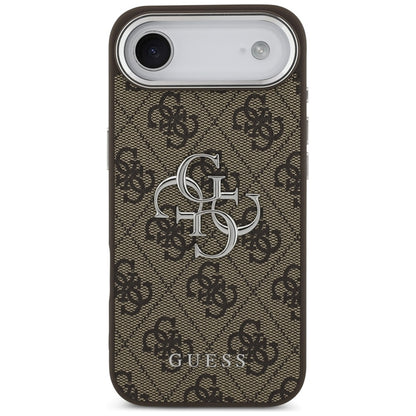 Guess 4G Big 4G Classic Logo dėklas iPhone Air (Ruda / Sidabrinė)