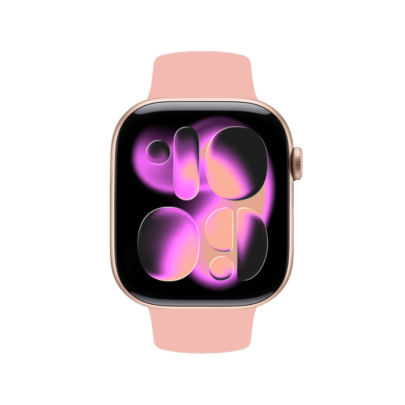 Crong Liquid - dirželis skirtas Apple Watch 38/40/41/42mm (lašišos spalvos)