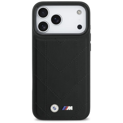 BMW M Dygsniuotas Logotipas MagSafe - iPhone 17 Pro Max dėklas (juodas)