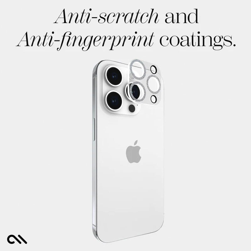 Case-Mate Sparkle lęšių apsauga – apsauginis stiklas „iPhone 15 Pro“ / „iPhone 15 Pro Max“ kamerai („Twinkle“)