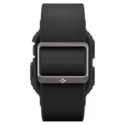 Spigen Lite Fit "Pro" - Dėklas su dirželiu, skirtas Apple Watch 4/5/6/7/8/9/SE 44/45 mm (Matte Black)