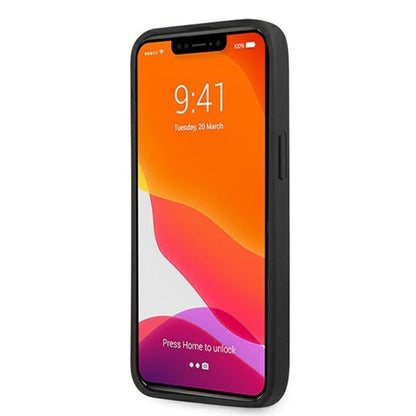 Guess 4G žiedo dėklas – dėklas, skirtas iPhone 13 Pro (pilkas)