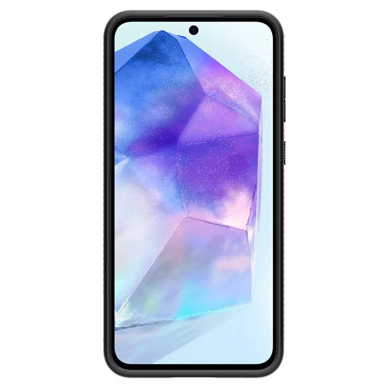 Spigen Liquid Air – dėklas, skirtas Samsung Galaxy A55 5G (matinė juoda)