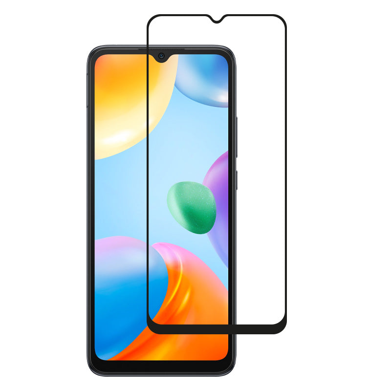 Crong 7D Nano Flexinis Stiklas – Neperleidžiantis 9H hibridinis stiklas visam Xiaomi Redmi 10C ekranui