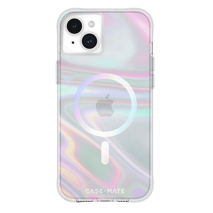 Case-Mate Soap Bubble MagSafe – „iPhone 15 Plus“ dėklas (perlamutrinis)