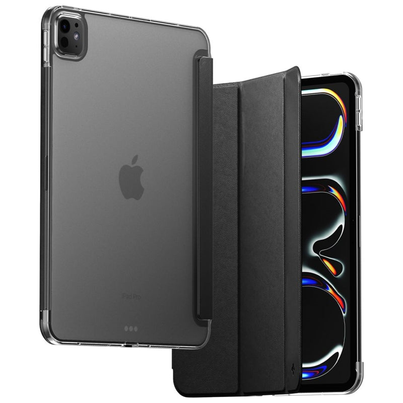 Spigen Liquid Air Folio – dėklas, skirtas iPad Pro 11" (M5, 2025 / M4, 2024) (juodas)