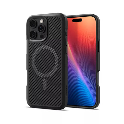 Spigen Core Armor Mag MagSafe – „iPhone 16 Pro Max“ dėklas („Matte Black“)