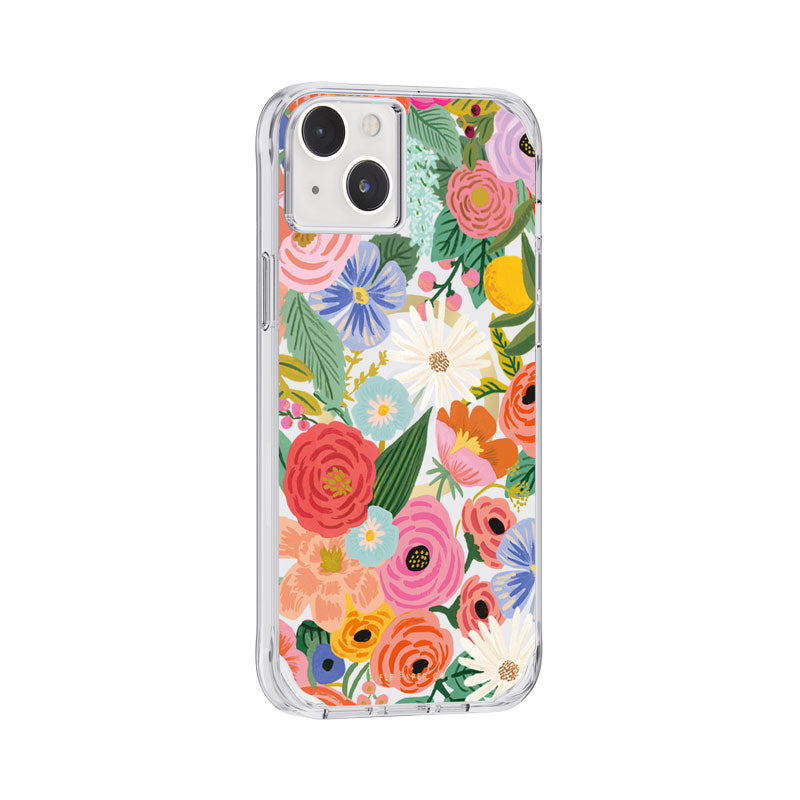 Rifle Paper Clear MagSafe – dėklas iPhone 14 Plus (Garden Party Blush)