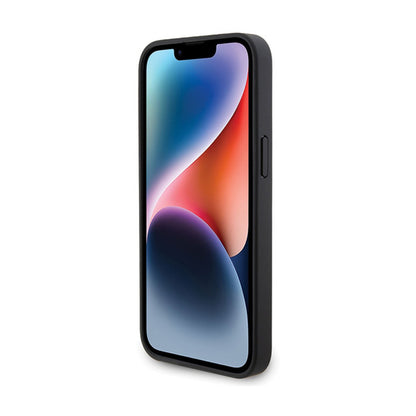 BMW Odos Anglies Mėlynos Linijos Dėklas – skirtas iPhone 15 Pro Max (juoda)