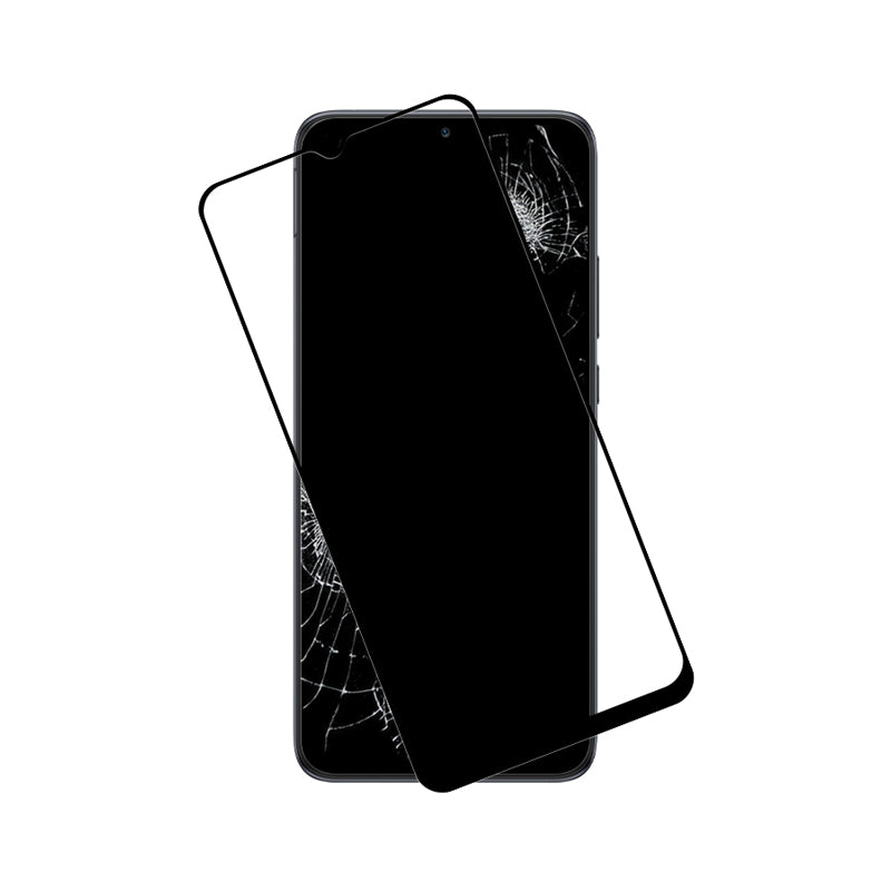 Crong 7D Nano Flexinis Stiklas – Neperleidžiantis 9H hibridinis stiklas visam Xiaomi Redmi 10C ekranui