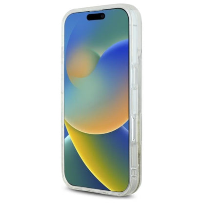 Hello Kitty Liquid Glitter Fever MagSafe – „iPhone 16“ dėklas (balta/auksinė)