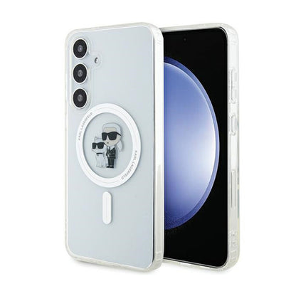 Karl Lagerfeld IML Karl & Choupette MagSafe – Samsung Galaxy S24 dėklas (permatomas)