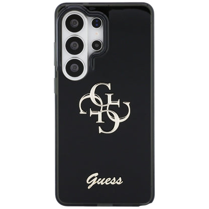 Guess IML Big Metal 4G Script dėklas - Samsung Galaxy S26 Ultra (juodas)