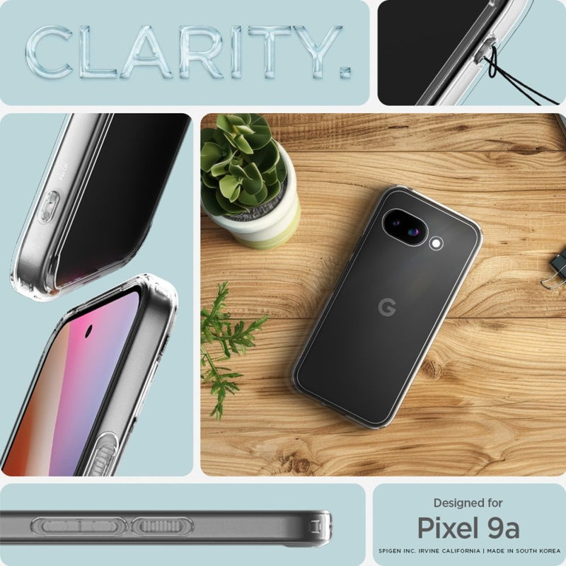 Spigen Ultra Hybrid – dėklas skirtas Google Pixel 9a (Skaidrus)