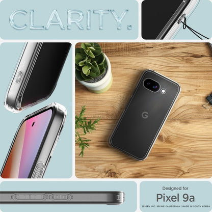 Spigen Ultra Hybrid – dėklas skirtas Google Pixel 9a (Skaidrus)