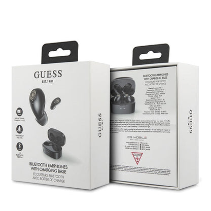 Guess belaidės ausinės 5.0 4H - TWS ausinės + įkrovimo stotelė (aukso spalva)