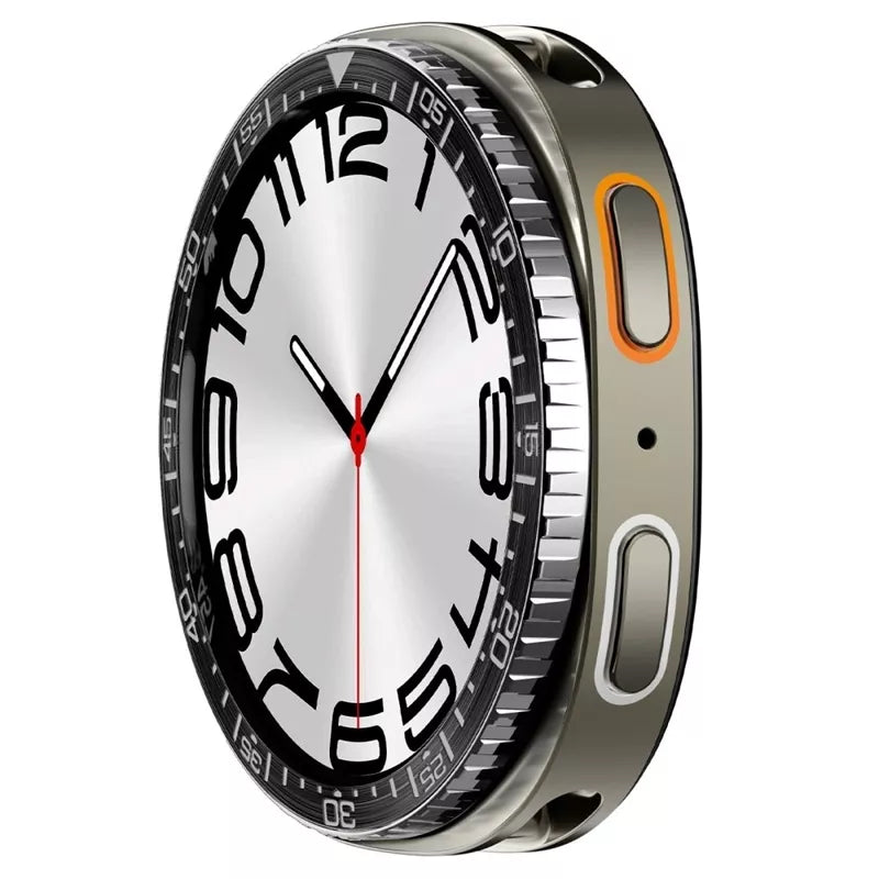 Spigen Bezel Tune Diver - Apsauginis korpusas / Bezel žiedas, skirtas Samsung Galaxy Watch 8 44 mm (Juodas)